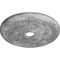Ekena Millwork Palmetto Medallion (Canopies up to 3 5/8"), 23 5/8"OD x 3 5/8"ID x 1 5/8"P, Ultra Pure White Crackle CM23PMUWC - alternate 2